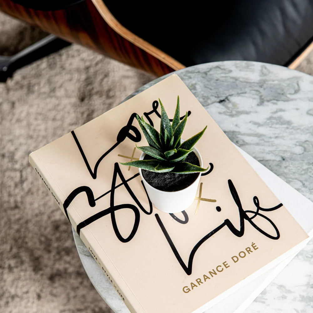 NUBIA - Side Table With Aluminum Base