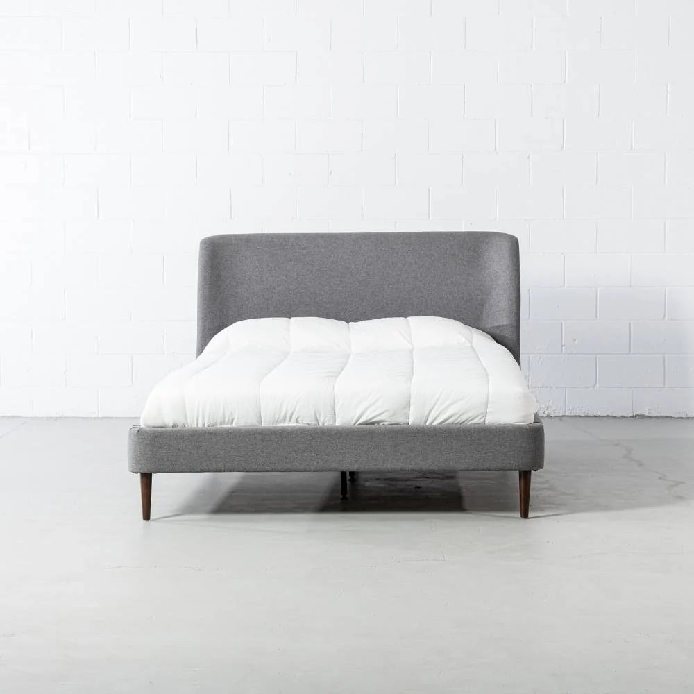 MEREDITH - Dark Grey Fabric Bed - FINAL SALE