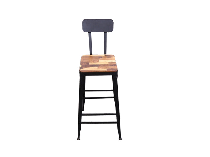 Bar Chair,Square High Back Chair