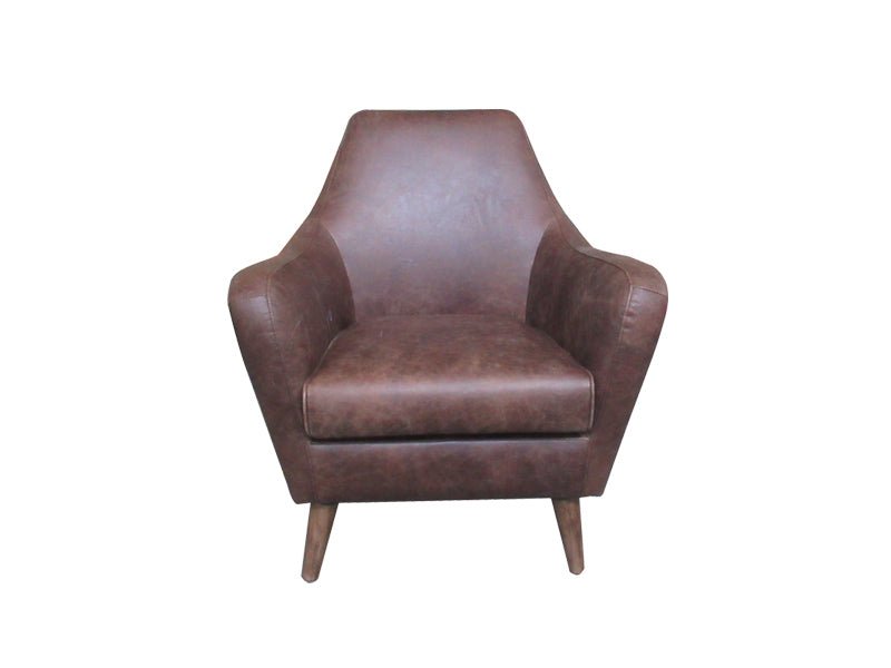 Leather Chair,Armchair Customized,Brown Vintage Leather Dining Chair