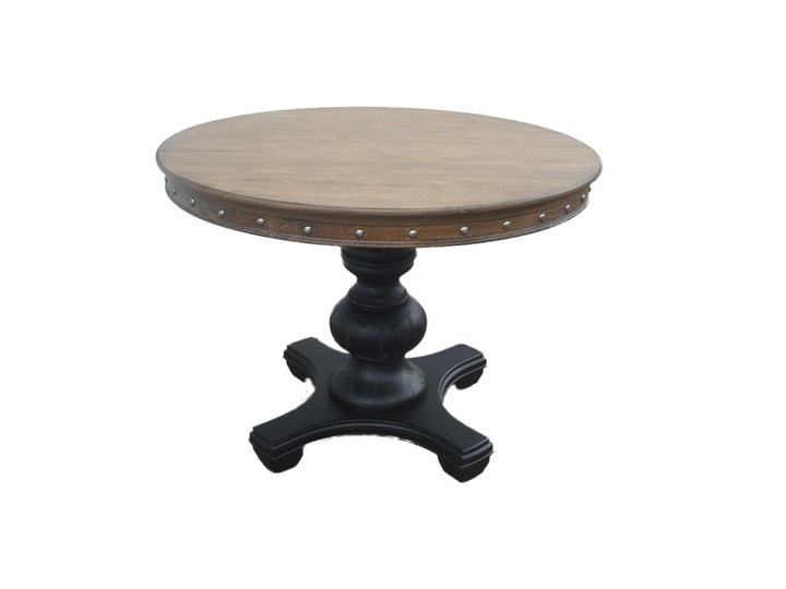 Round Dining Table,Black Leg Table