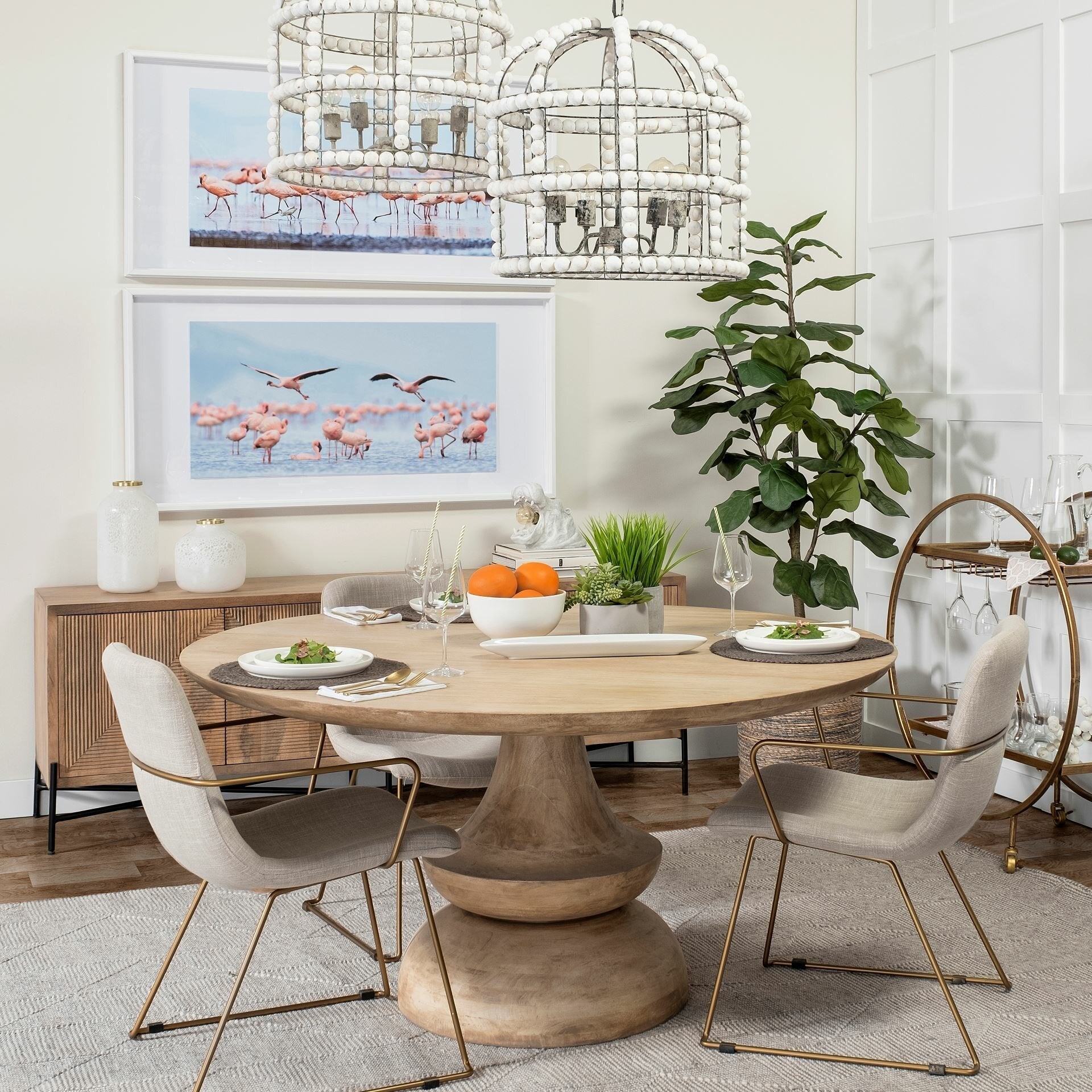 Musa 60'' Round Dining Table