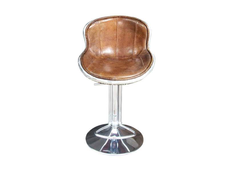 Leather Bar Chair Adjustable