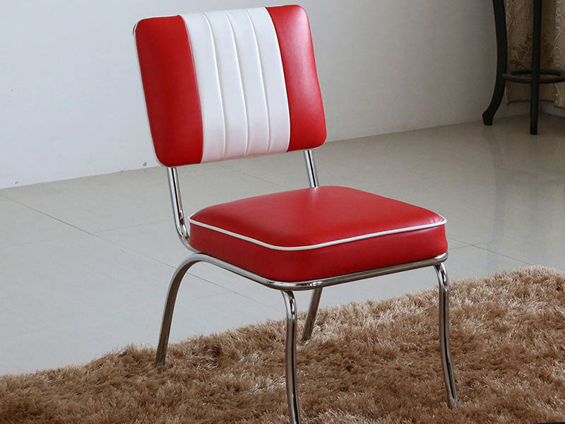 Bar Chair,Red retro dining chair,Restaurant Sets Bar Stool