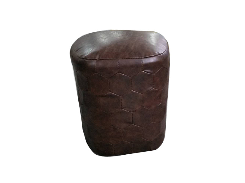 Brown Ottoman,Genuine Leather Ottoman,Living Room Ottoman