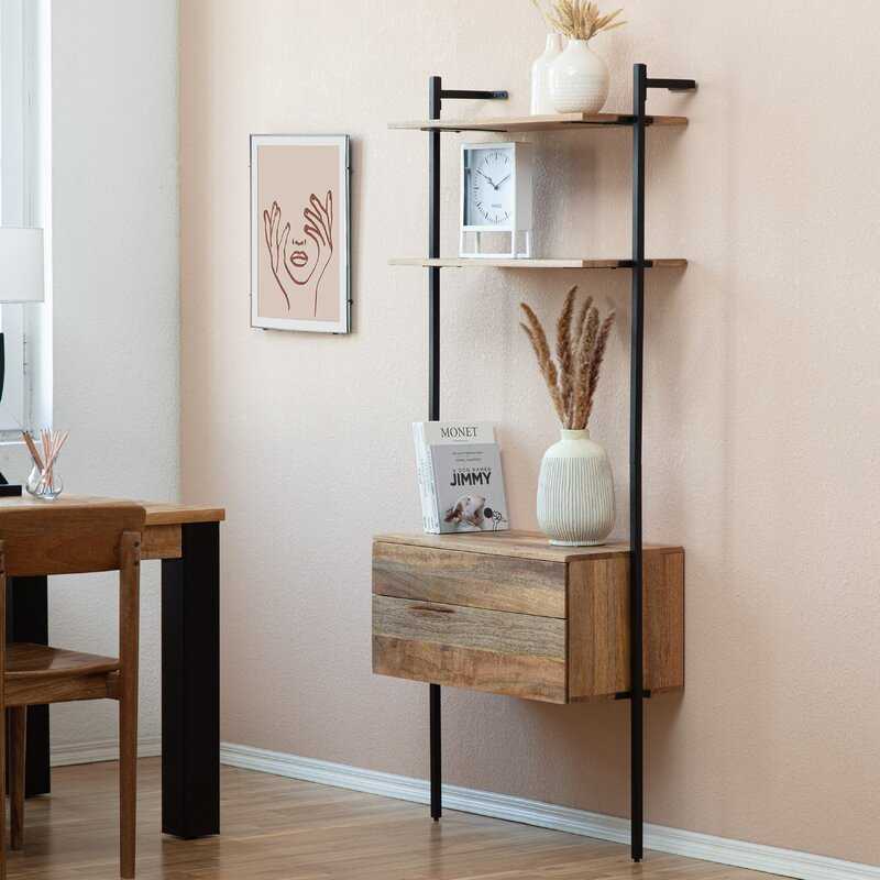 Natural Sergio Ladder Bookcase