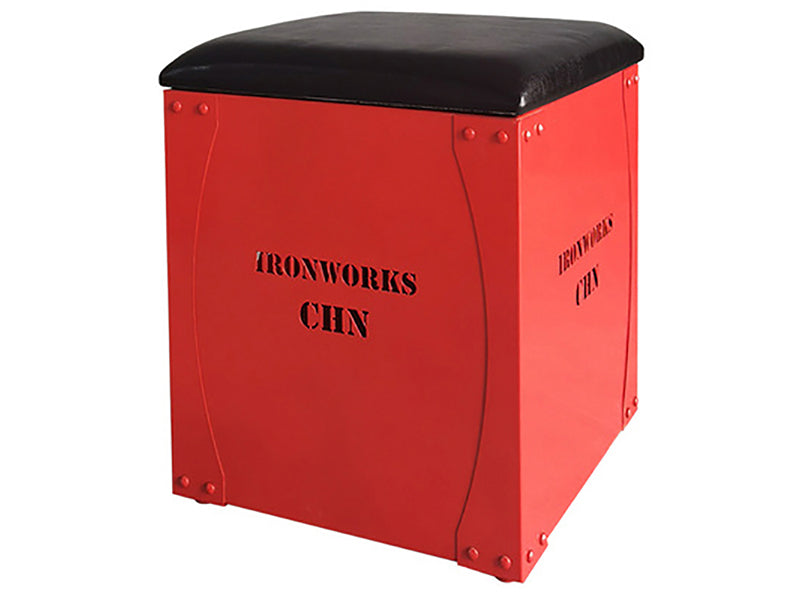 Industrial container furniture， shipping container side table, side tables for bedroom bedside, side coffee table, storage stool