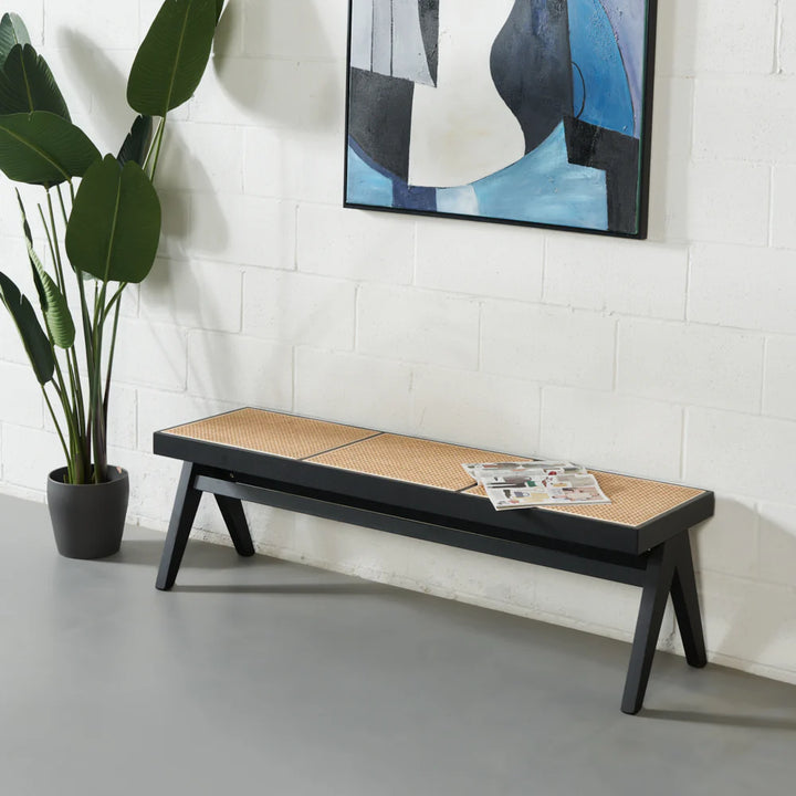 CAPELA - Black Wood Bench