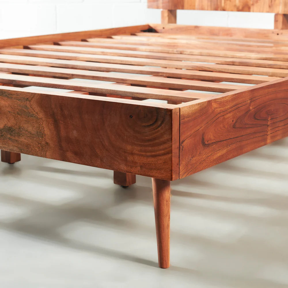 ZAYA - Acacia Wood Bed