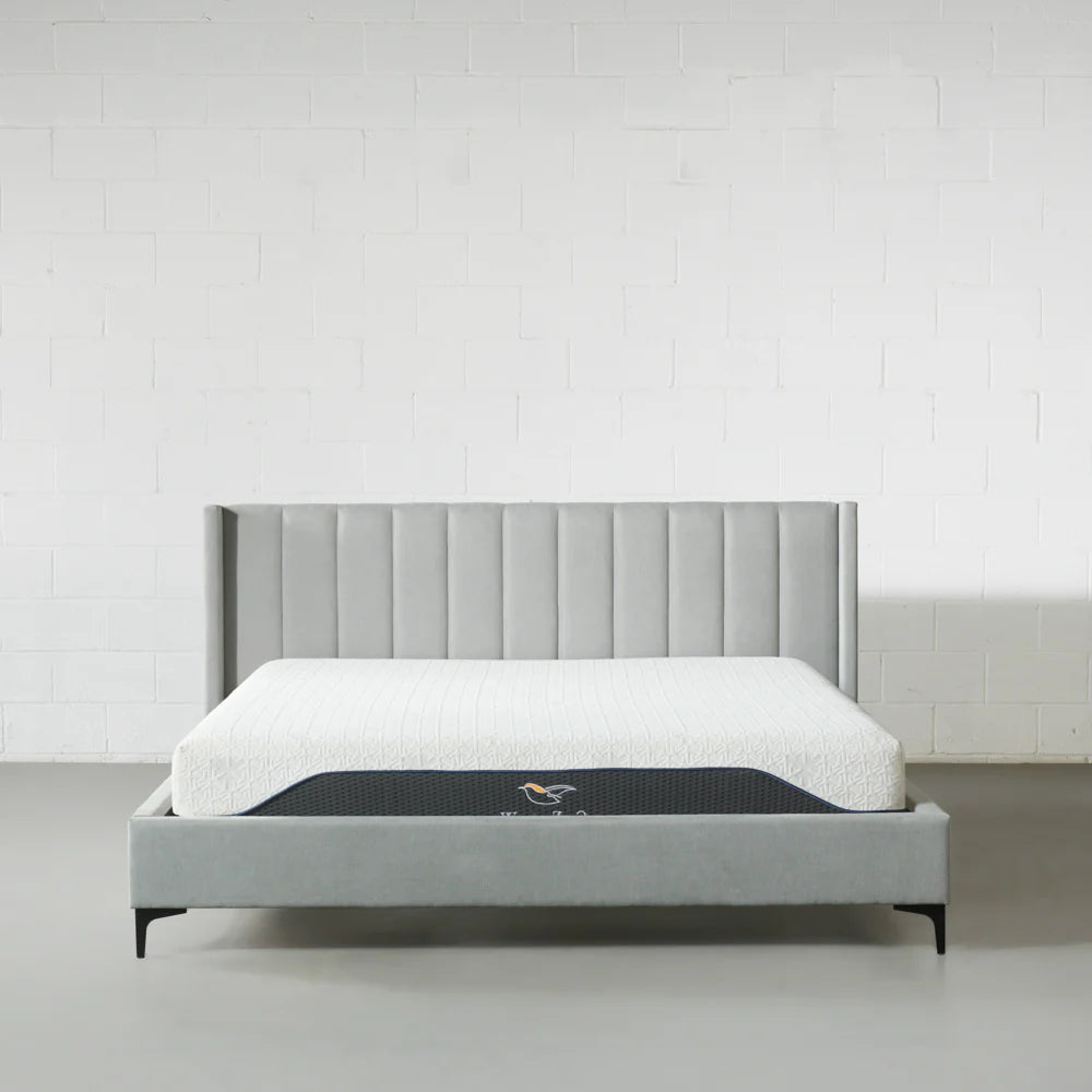 COVA - Grey Fabric Bed - FINAL SALE