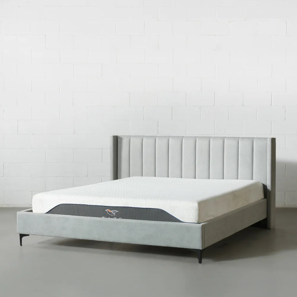 COVA - Grey Fabric Bed - FINAL SALE