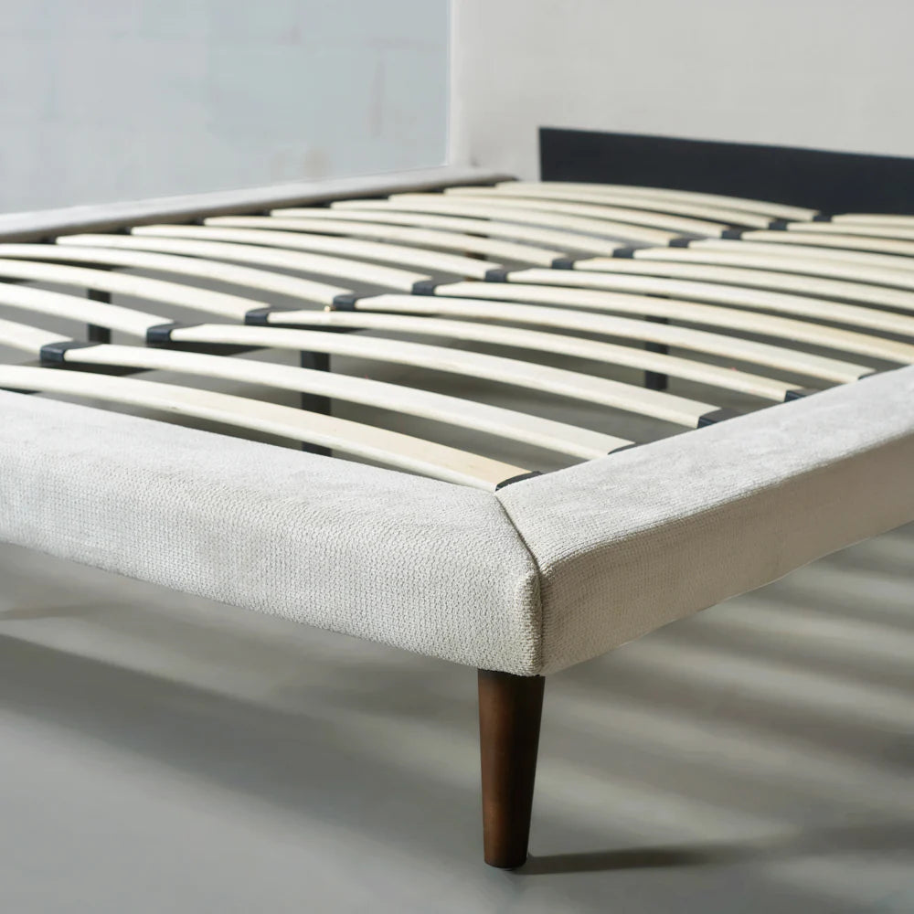 MOLLY - Cream Fabric Bed