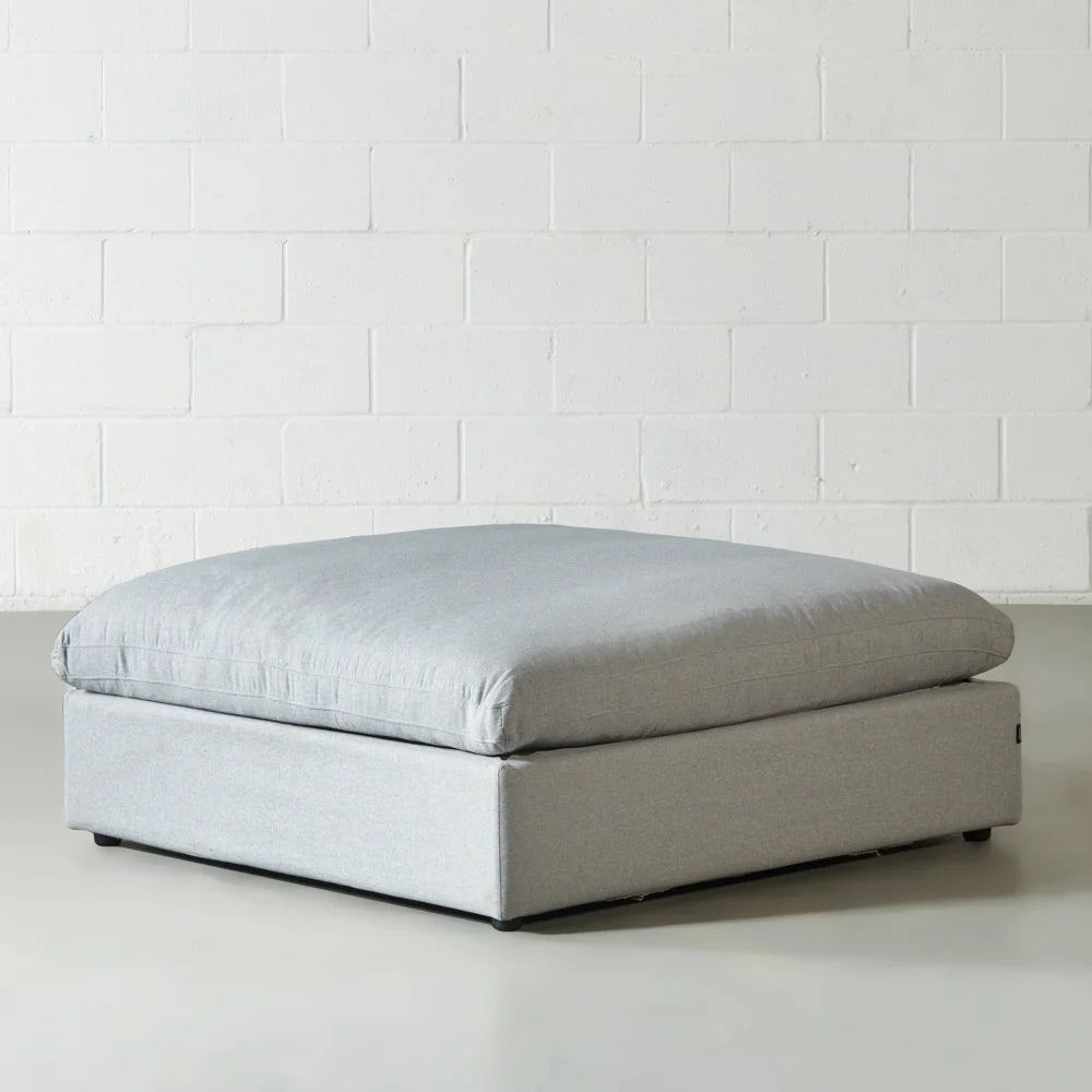 COSMIC - Grey Fabric Ottoman