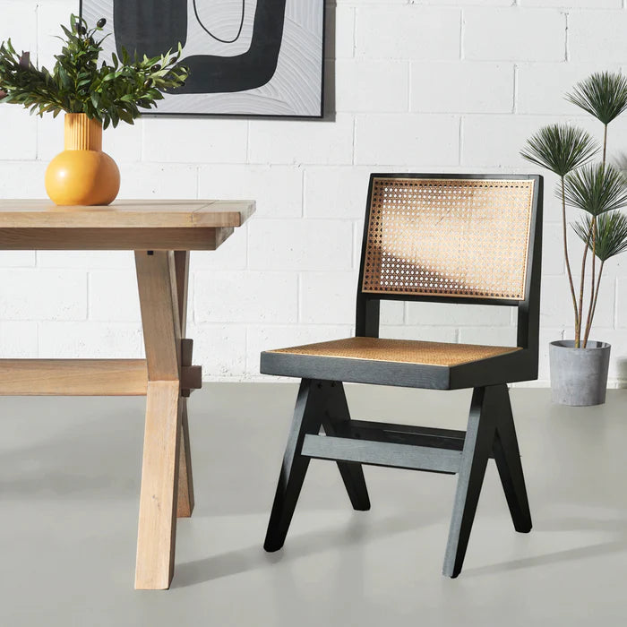 CAPELA - Black Wood Side Chair