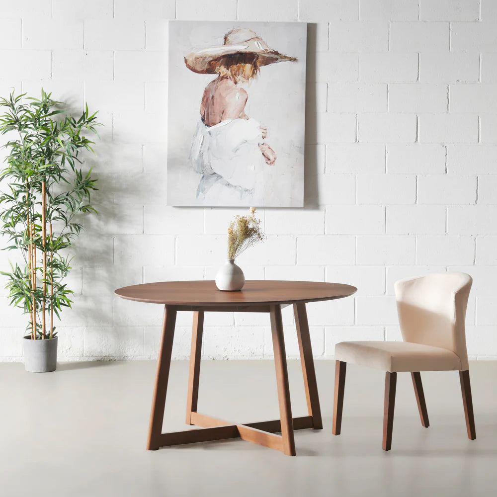 AURORA - Walnut Veneer Extendable Dining Table