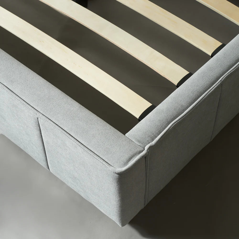 VENICE - Grey Fabric Bed