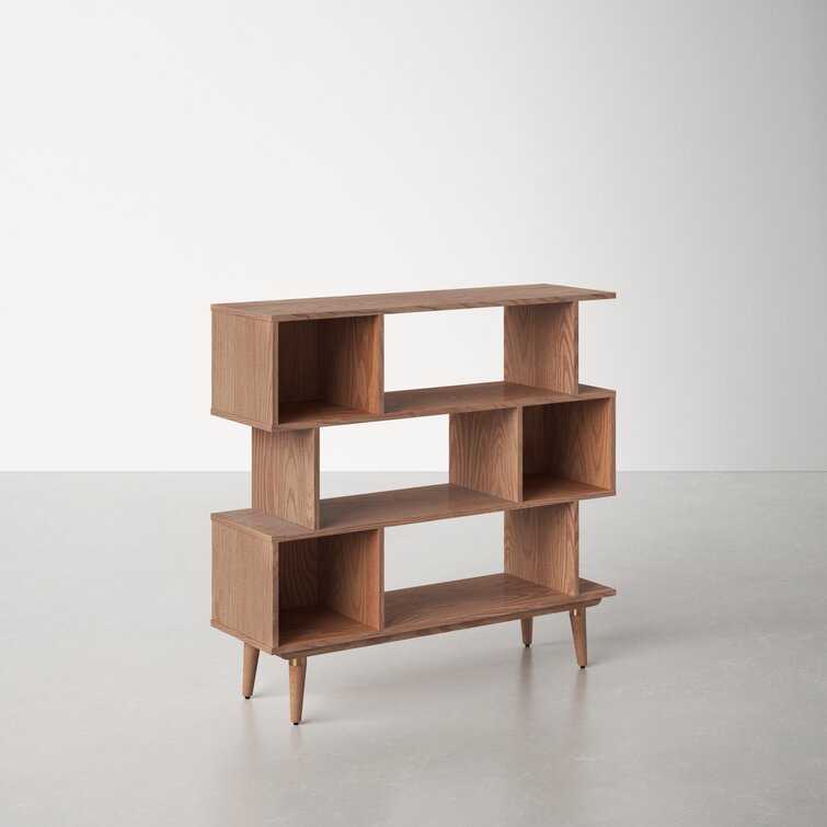 Oak Sterling Geometric Bookcase