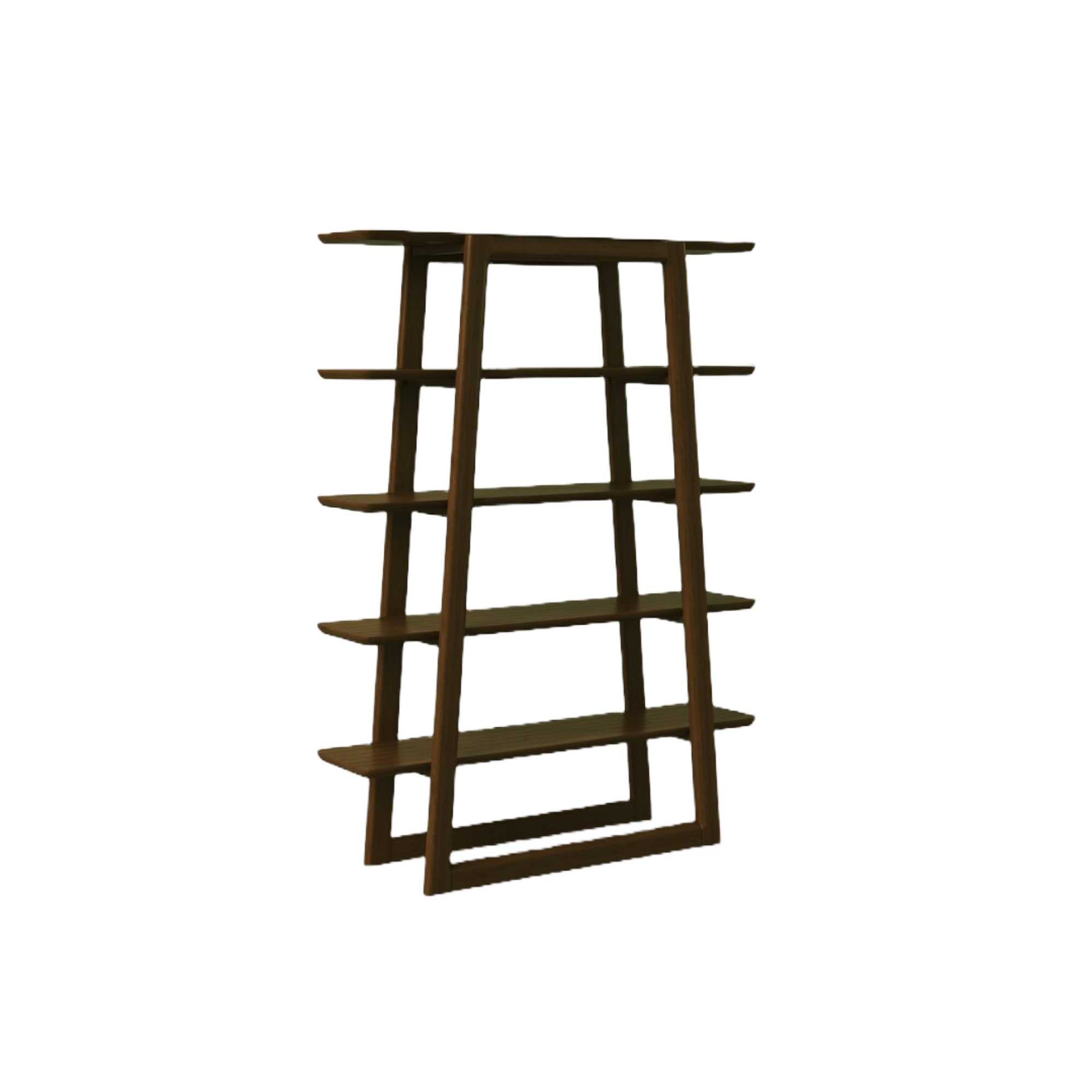 Black Walnut Franklin Etagere Bookcase