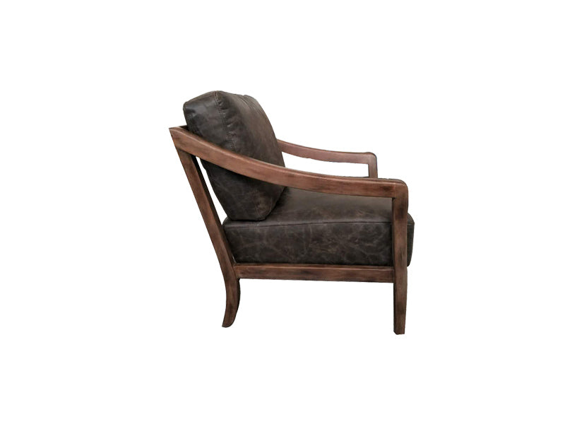 Genuine Leather Chair,Armrest Chair,Living Room Chair