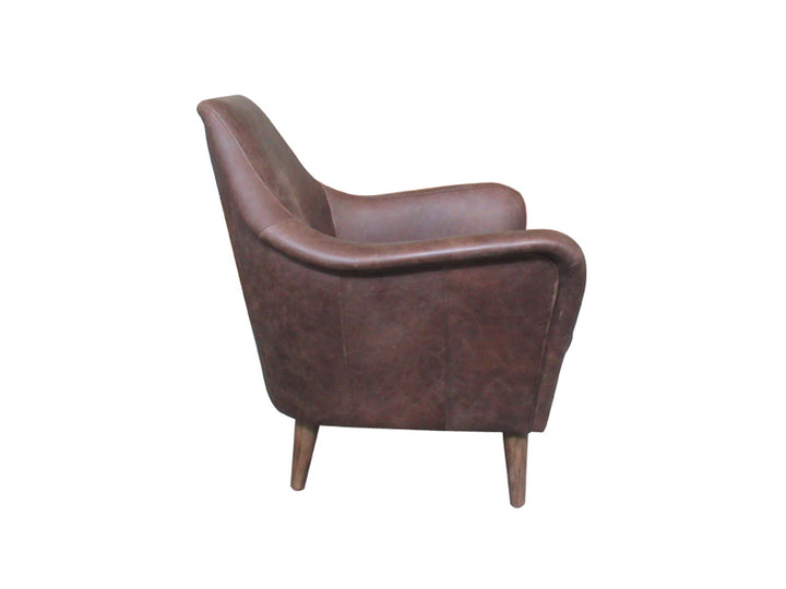 Leather Chair,Armchair Customized,Brown Vintage Leather Dining Chair