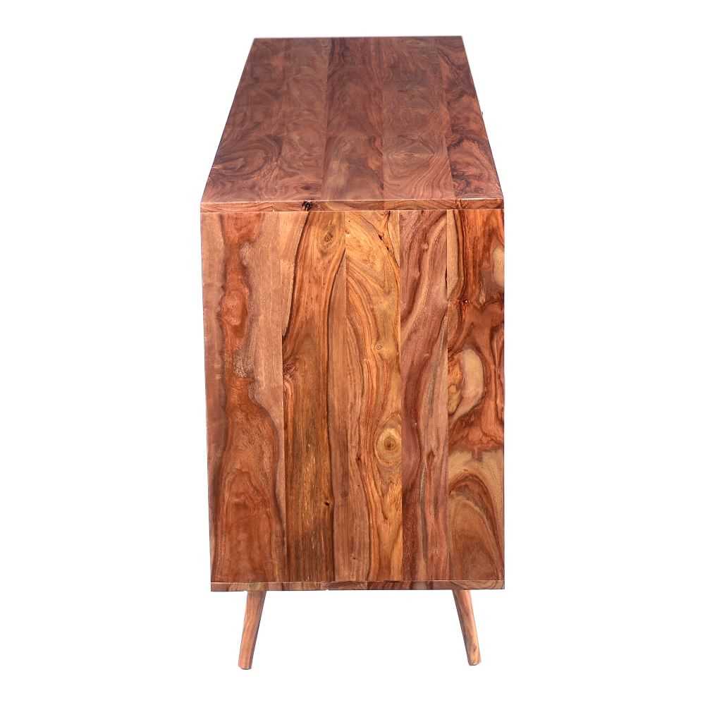 Modern Geo Wood 6-Drawer Dresser