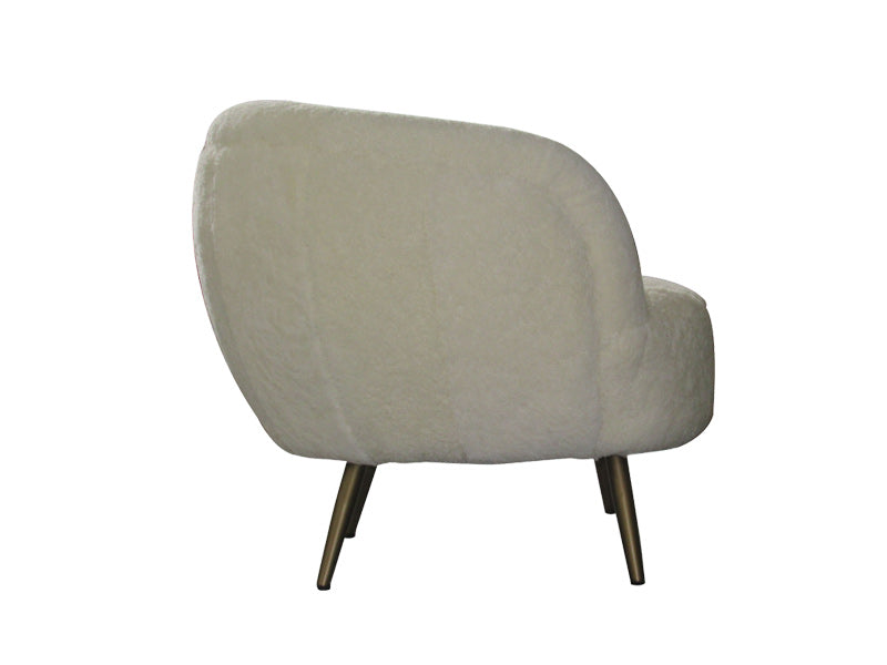 White Chair,Full Wool Chair,Genuine Leather Chair,Dining Chair