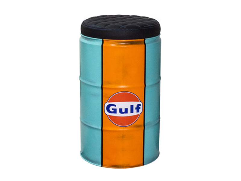 Metal Restaurant Dining Chair Round Oil Drum Decoration Bar Restaurant Dining Chair With Storage Function