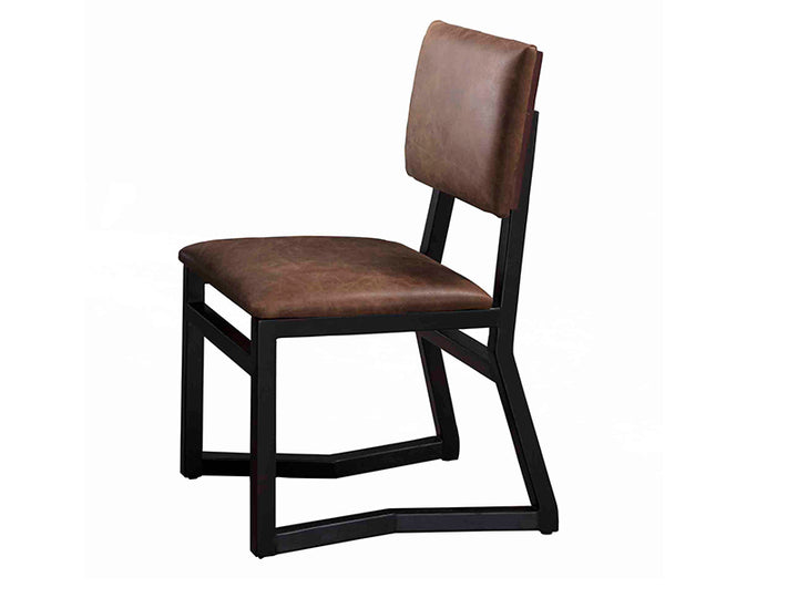 Wooden Leather Rustic Restaurant Luxury Dining Chair