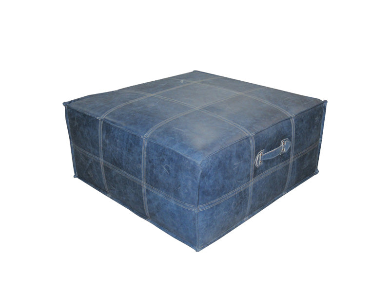 Brown Ottoman,Genuine Leather Ottoman,Living Room Ottoman