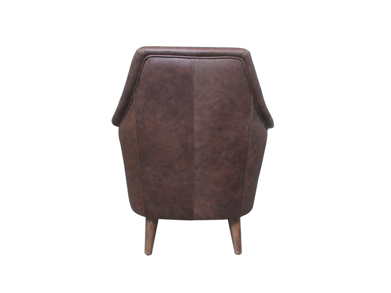 Leather Chair,Armchair Customized,Brown Vintage Leather Dining Chair