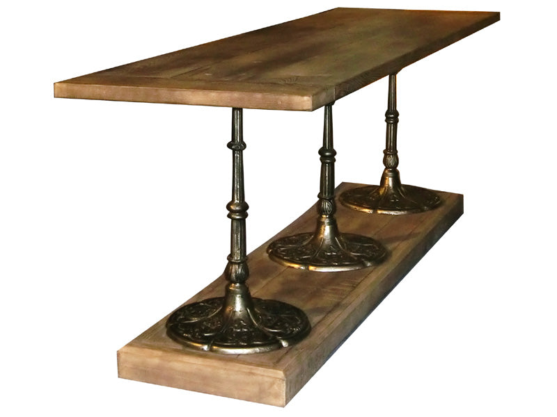 Industrial Rectangular Dining Table