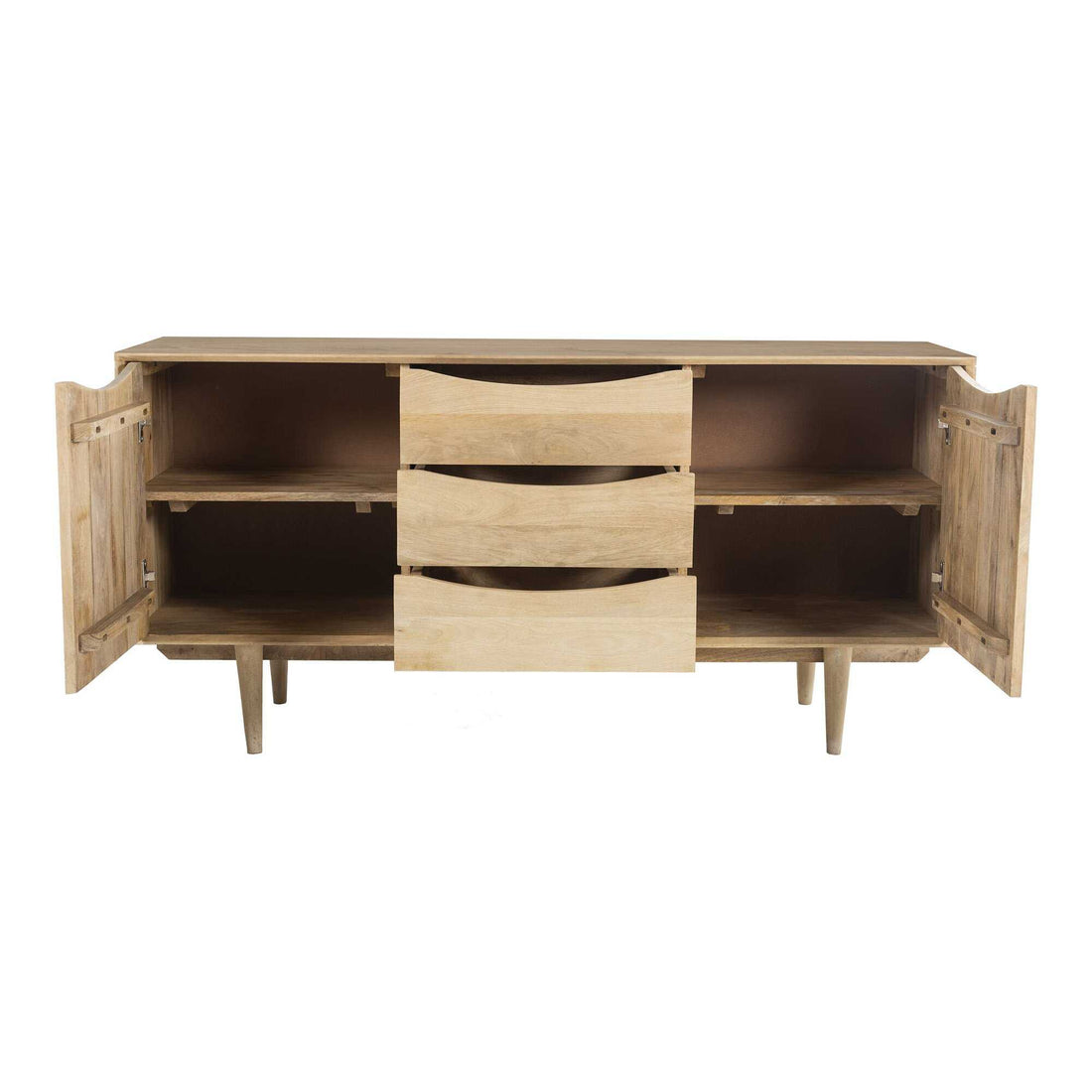 Natural Hayes Solid Mango Wood Credenza