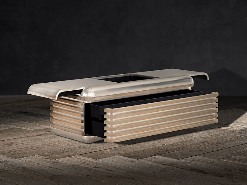 Metal Aluminium Cuboid Sheet Side Cabinets Storage Cabinet Living Room