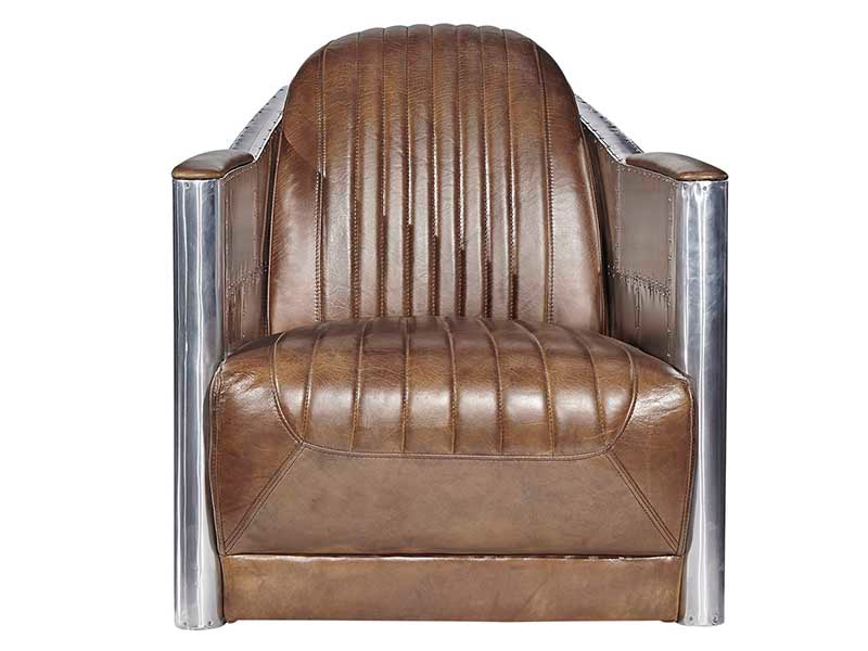 Aviator Leather Chair， Leather Chair，Aviator  Chair, Tomcat Chair,  Chair in Vintage Leather