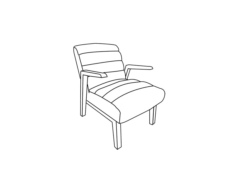 Genuine Leather Chair,Living Room Chair