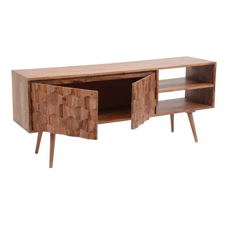 Onyx Sheesham Solid Wood TV Stand