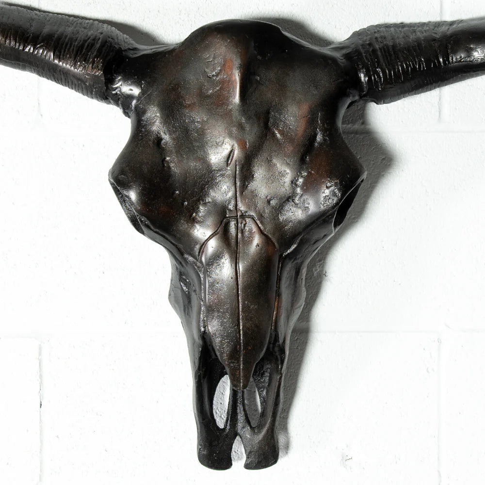 MIDO - Bull Head Scrap Metal Sculpture