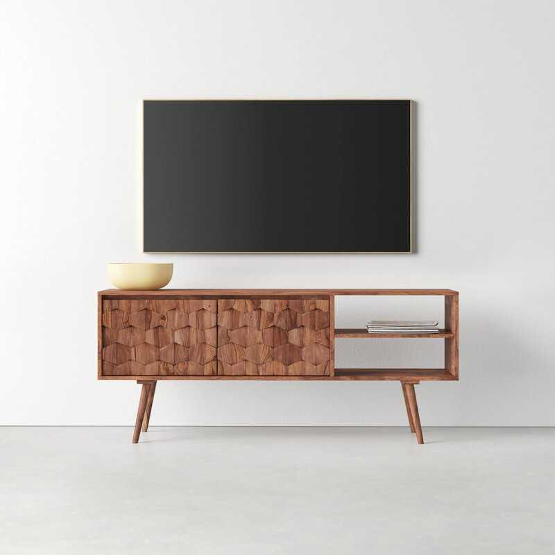 Onyx Sheesham Solid Wood TV Stand