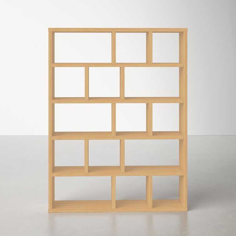 Oak Archie Geometric Bookcase