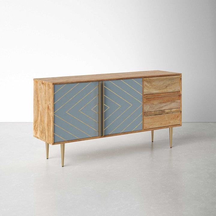 Knox Solid Mango Wood Sideboard