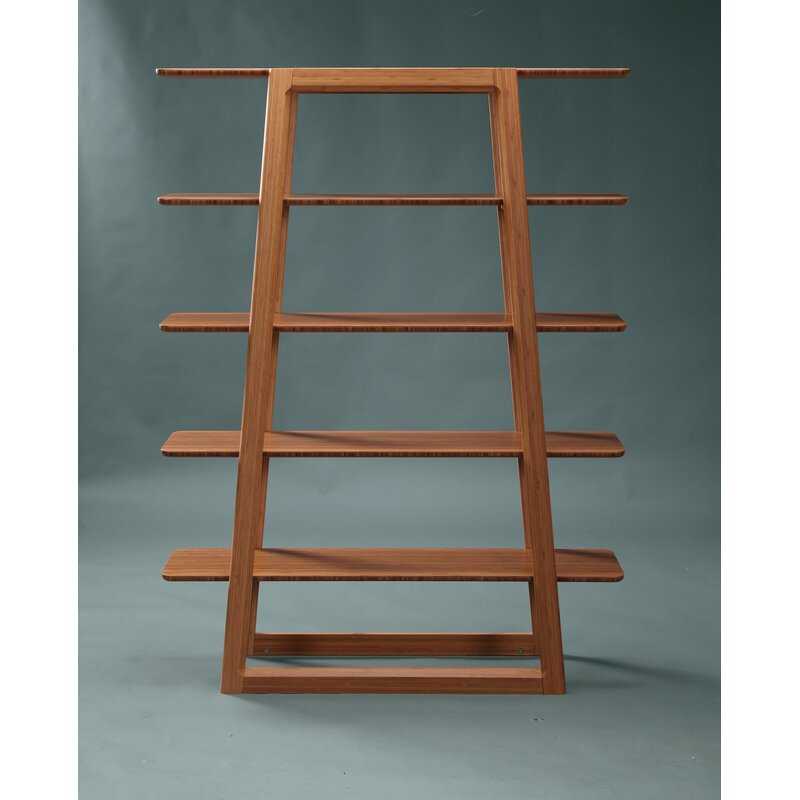 Caramelized Franklin Etagere Bookcase