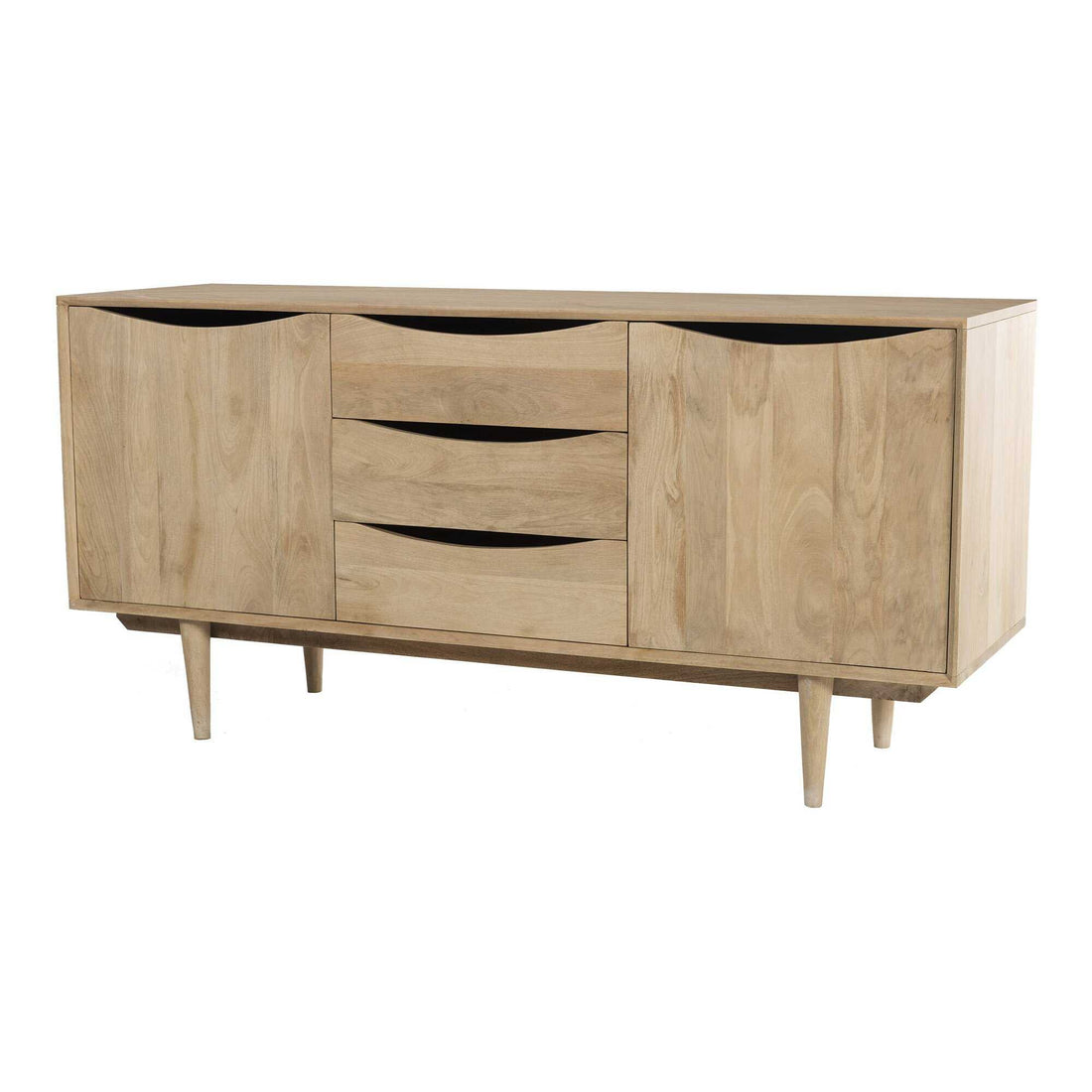 Natural Hayes Solid Mango Wood Credenza