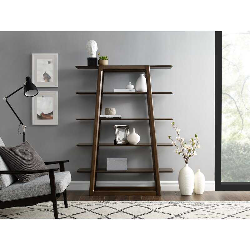 Black Walnut Franklin Etagere Bookcase