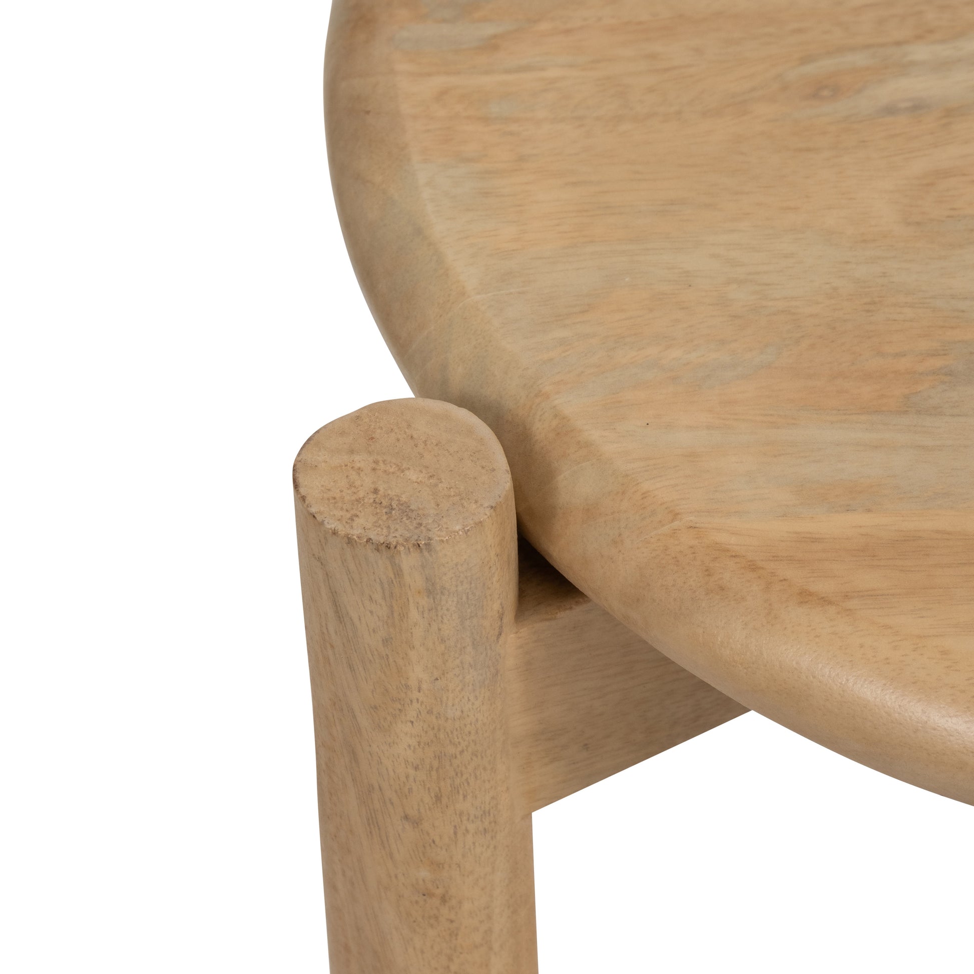 Jerry Natural Wood and Rattan End Table