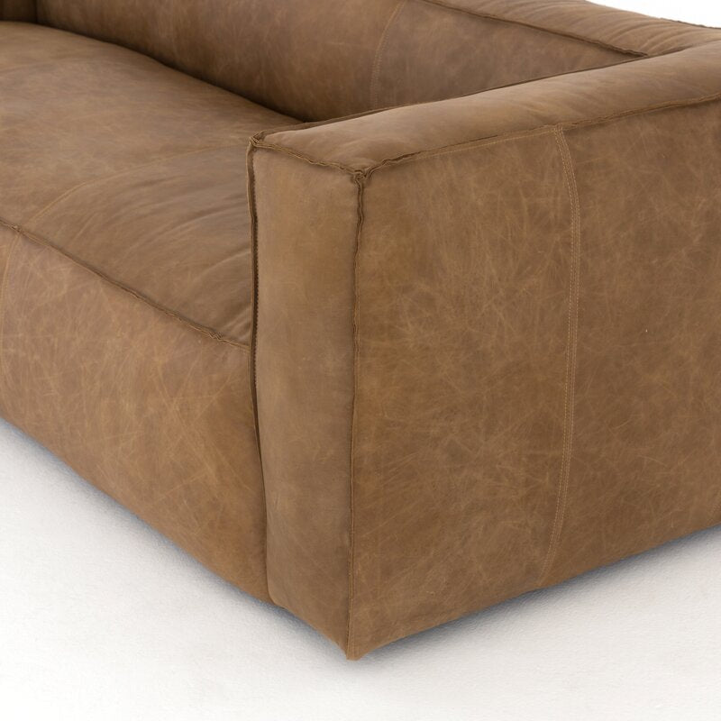 Leonard Genuine Leather Sofa