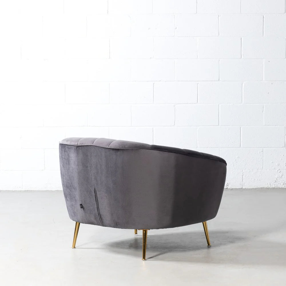 AUDREY - Grey Fabric Chair