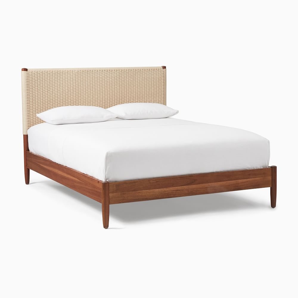 Mason Mid-Century Woven Bed