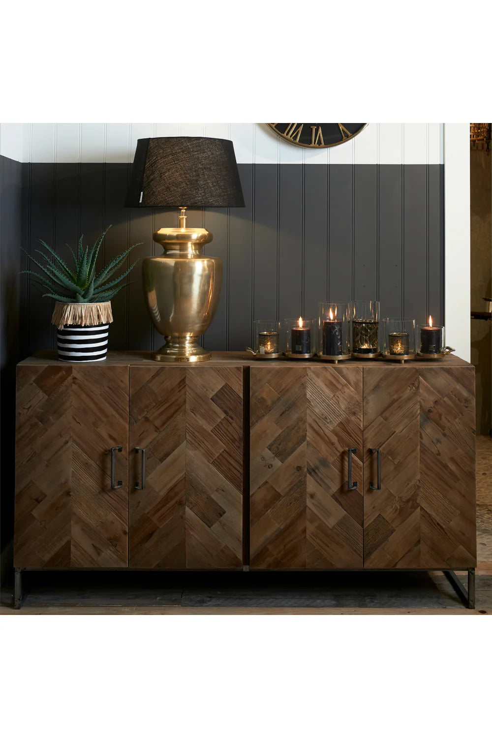 Reclaimed wood sideboard