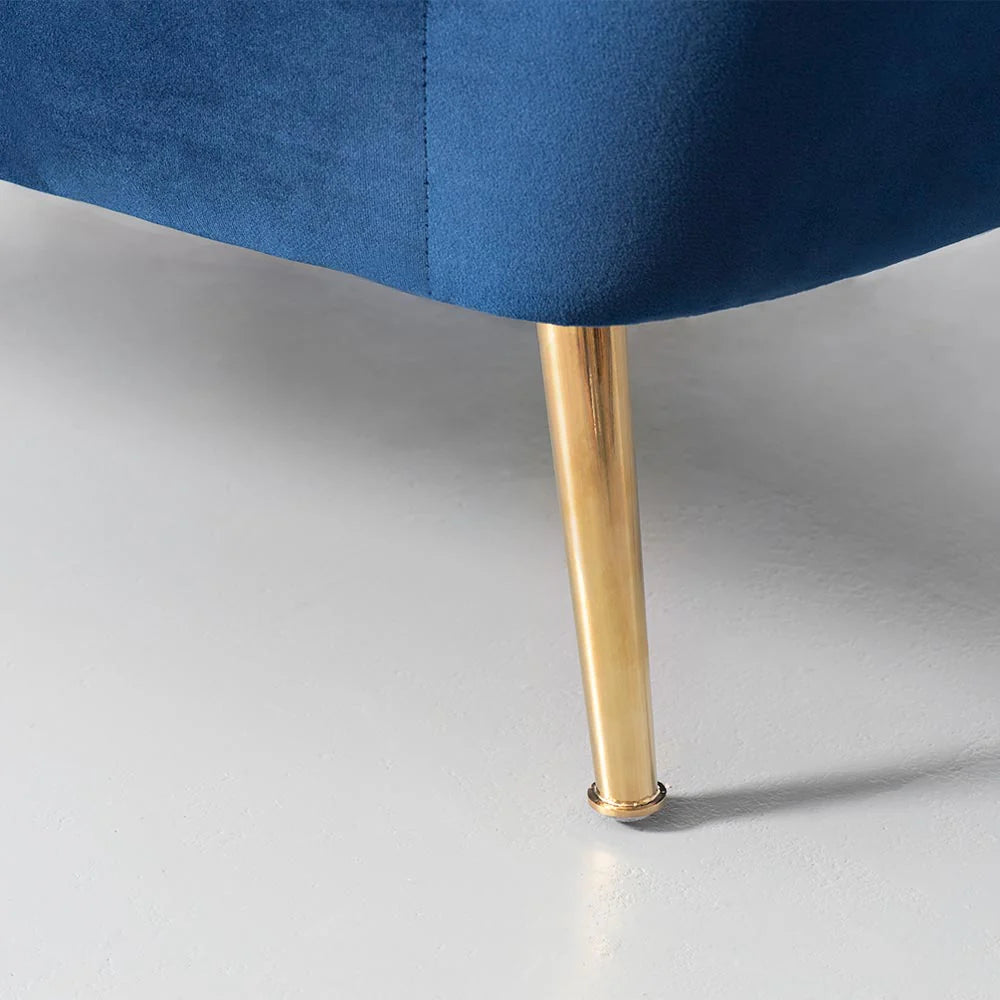 AUDREY - Blue Fabric Chair