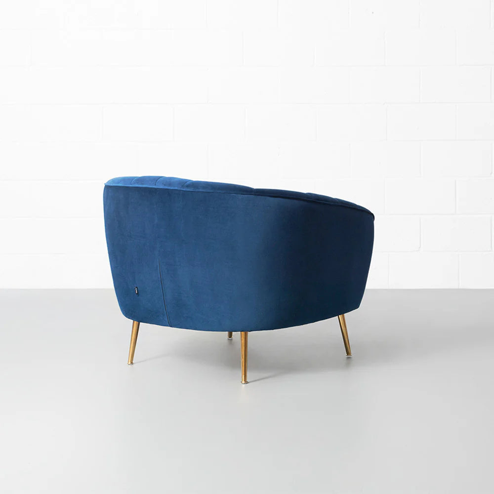 AUDREY - Blue Fabric Chair